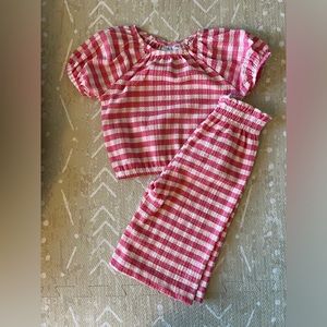 Zara-Gingnam 2pc set-SOLD